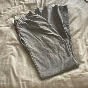 brandy melville wide leg grey sweats